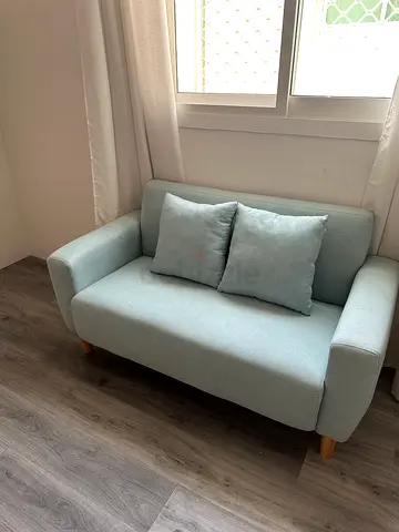 💙 Stylish Blue Mini Couch for Sale | Modern  Comfortable | Special Offer 200 AED