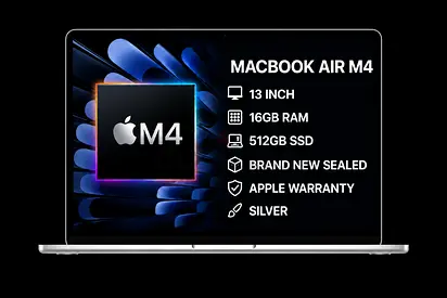 MACBOOK AIR M4 13” 16GB RAM 512GB SSD 10C CPU 10C GPU
