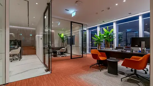 Riyadh KAFD: 42,000 Sq Ft Corporate Headquarters Turnkey Fit-Out - Olufsen