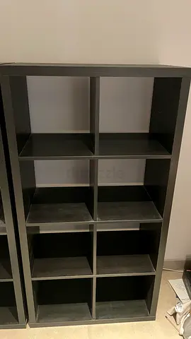 IKEA KALLAX Shelving Unit 4x2 Black/Brown