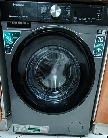 Hisense Front Load Washing Machine - 9kg, Grey (Good Condition) with warranty
