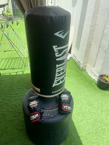 Everlast Freestanding Punch Bag with Gloves - Good Condition