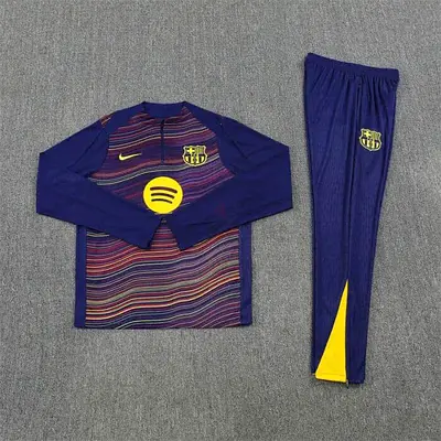 FC Barcelona Training Tracksuit - Long Sleeve Top and Pants