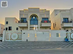 Modern Classic Villa for Sale in Al Zahya – Ajman | Ground + First + Roof | 6 Master Bedrooms | In