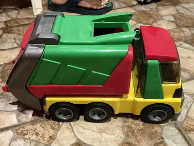 Large Plastic Toy Garbage Truck - Used, Good Condition