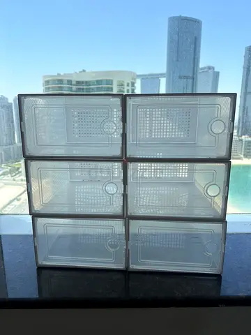 Plastic shoe box