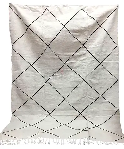 Moroccan handwoven wool rug - 200 x 300cm