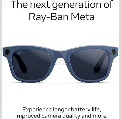 Rayban META gen 2 wayfarer transit ( new open box with bill just purchased 2 days ago )  blue ( 53 )