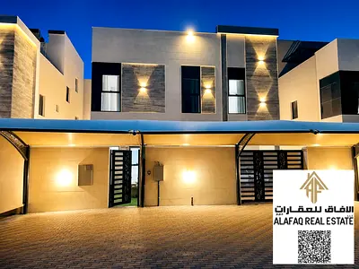 فيلا للإيجار في الحليو 2 عجمان | 5 غرف ماستر + مجلس + صالة + خادمة + عامل | ارتداد كبير وباركنج 3 سيارات | موقع شارع رئيسي فرصة عائلية مميزة