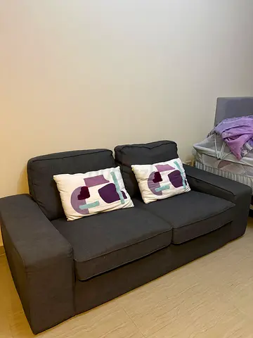 Gray 2-Seater Sofa in Good Condition