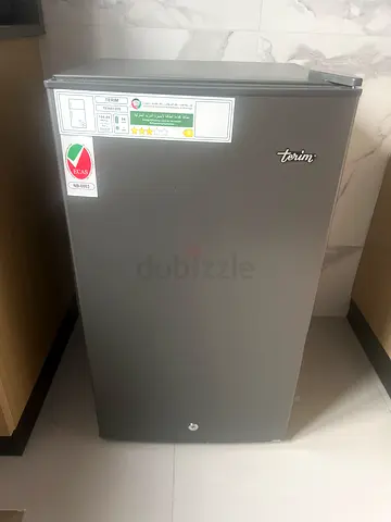 Small silver single-door refrigerator (compact freezer) - good condition