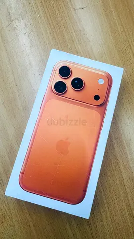 I phone 17 pro 1 tb orange Middle East version box pcs ,not open