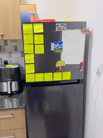 Medium-sized double-door fridge - good working condition