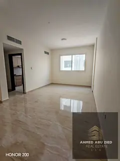 1BR Hall for Rent in Al Jurf 3 near Sheikh Mohammed Bin Zayed Road | Central AC | No Balcony Layout