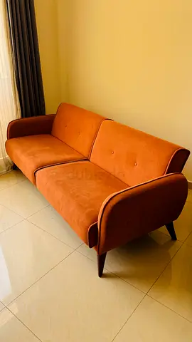 3 Seater Fabric Modern Sofabed  - Danube homes