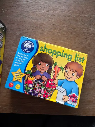 Orchard Toys Shopping List memory game - used, complete set