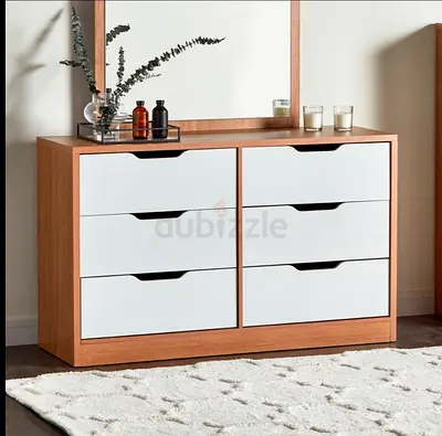 Jamie 5-Piece King Bedroom Set – 180×200 cm, Wood Finish