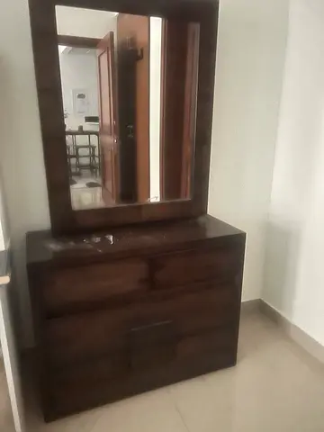 Dresser with mirror