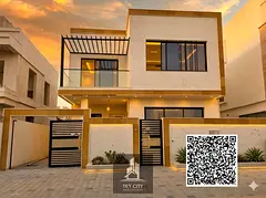 Two-story duplex villa, ready to move in, including registration fees, with a luxurious design in Al