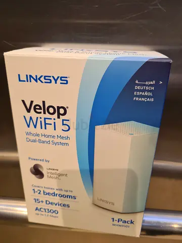 Linksys Velop WiFi 5 AC1300 Whole Home Mesh Router - 1 Pack (used )