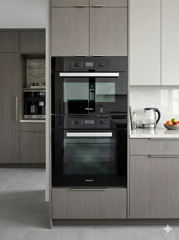 Miele latest model electric oven and microwave set built-in integrated