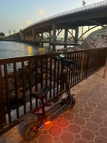 Used Electric Scooter with Seat — Good Condition