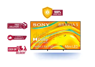 Sony BRAVIA 5 65 Inch Mini LED 120Hz 4K Brand New Smart Google TV 65XR50 - Free Delivery - Warranty