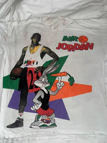 Vintage Air Jordan x Bugs Bunny graphic T-shirt (white) - used