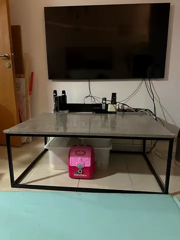 Gray coffee table