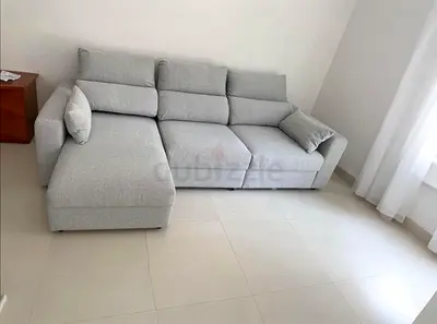 Ikea Eskelstuna L shape sofa bed Gray