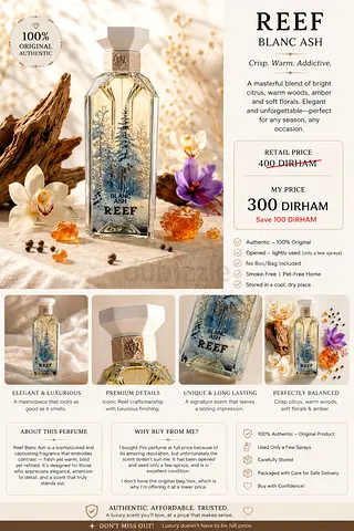 REEF Blanc Ash Perfume – 100% Original