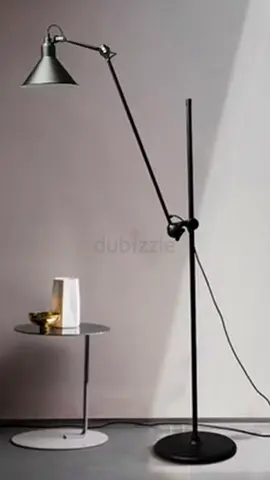 Adjustable Black Floor Lamp with Articulating Arm