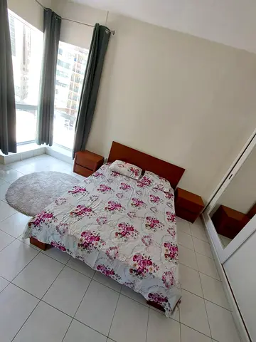 Wooden Double Bed with Two Nightstands - Brand New Condition
