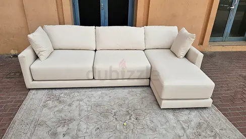 CrateBarrel Sectional L shape sofa