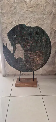 Handmade wooden objet dart - approx 50 cms high