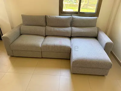 Eskelstuna L shape sofa bed