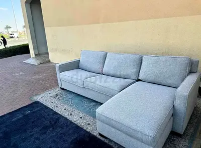 Ikea kivik L shape sofa Gray