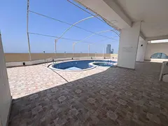 Full rooftop for rent in Ajman Corniche with pool AED 130K