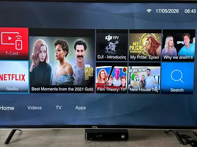 TCL 55-inch Smart LED TV with Android TV Interface - Good Working Condition