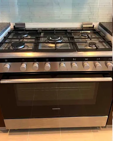 Siemens 90cm Gas Cooker with Oven - Stainless Steel