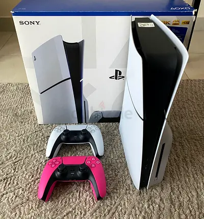 PS5 Slim 1Tb Disc Edition Bundle With 2 Controllers  Pulse 3D Headset