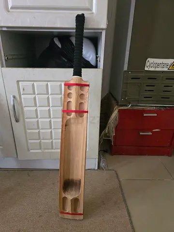 Used English Willow Cricket Bat with Grip - Good Condition