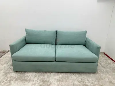 As perfect condition cratebarrel two seater sofa