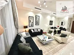 Sharjah, Al Nahda: One bedroom, living room, kitchen, and two bathrooms. Full view of Al Mamzar. Se