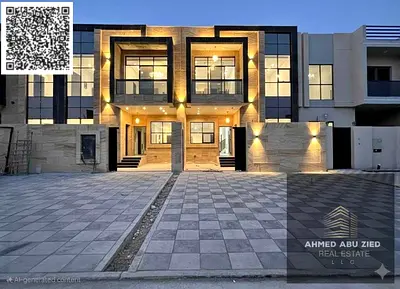 Brand New 5BR Master Townhouse for Rent in Al Helio 2 Ajman - First Tenant - Near Mosque & Services - Maid's Room - Modern Design - AED 85,000 Per Yea