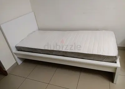 Ikea malam single bed (90*200)with  an IKEA mattress ✨