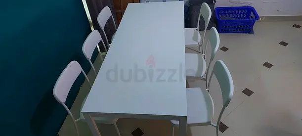 IKEA EXTENDABLE DINING TABLE SET
