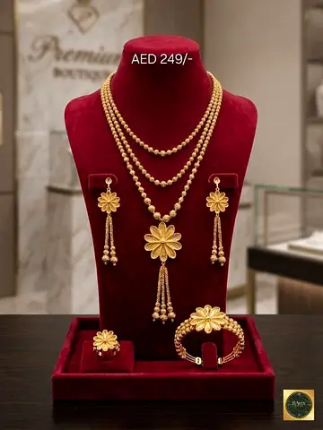 Gold plated Premium Necklace set