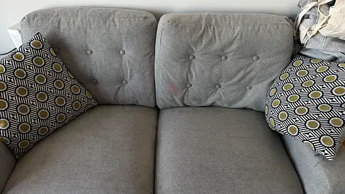 Light gray sofa