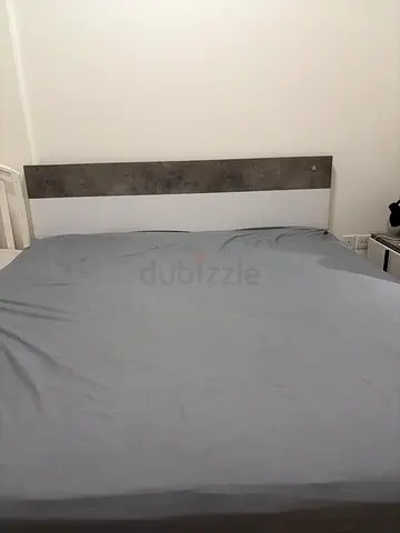 King size bed frame with headboard - good condition